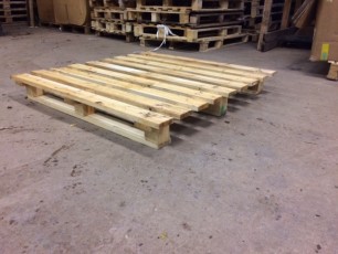 1100 x 1100 demi Lourde plancher serré en bord débordant