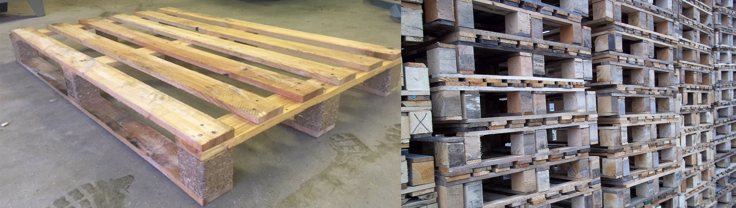 reconditionnement et fabrication de palette d'occasion en France